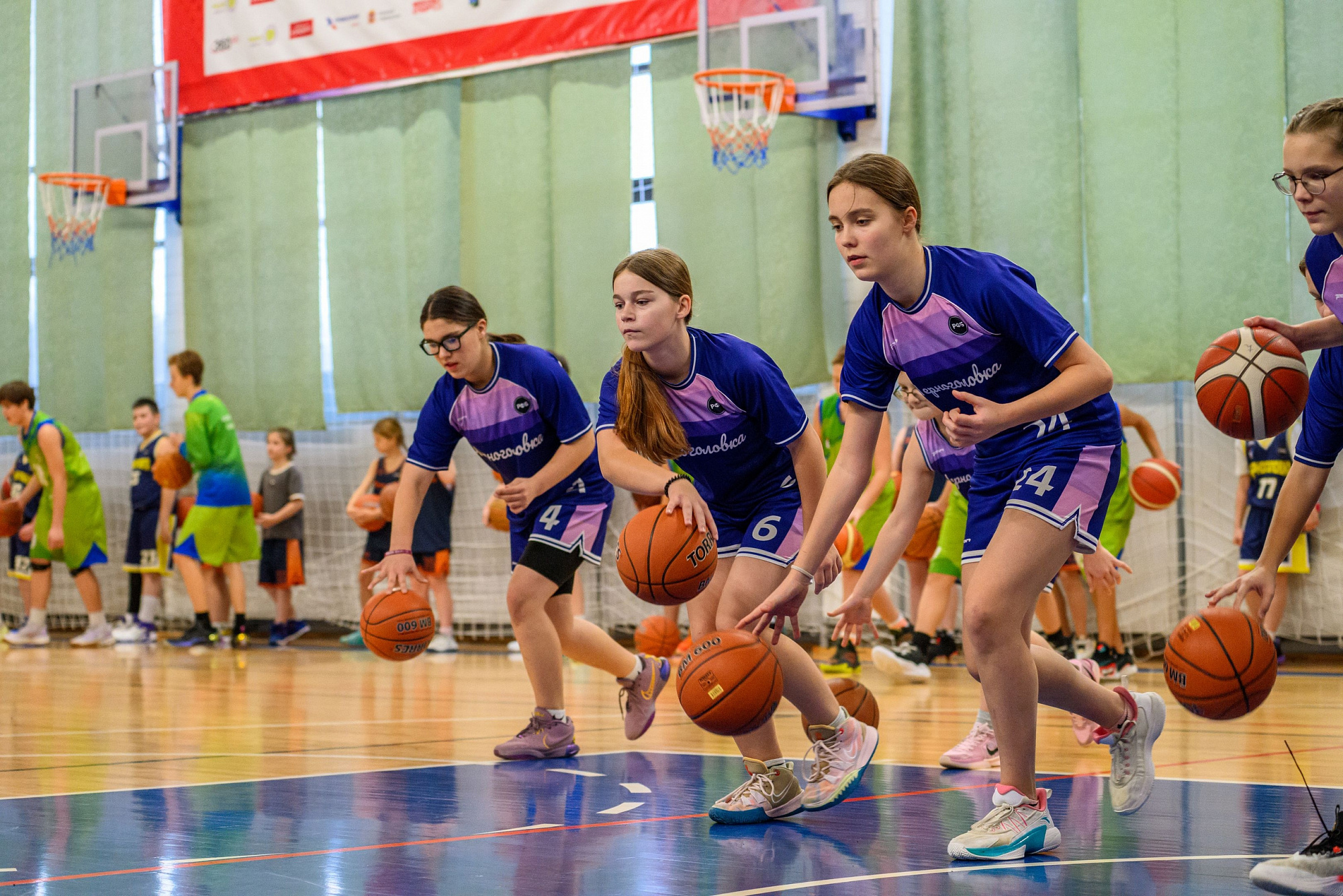 Мастер-класс по баскетболу Владимира Агабабьяна в Черноголовке
